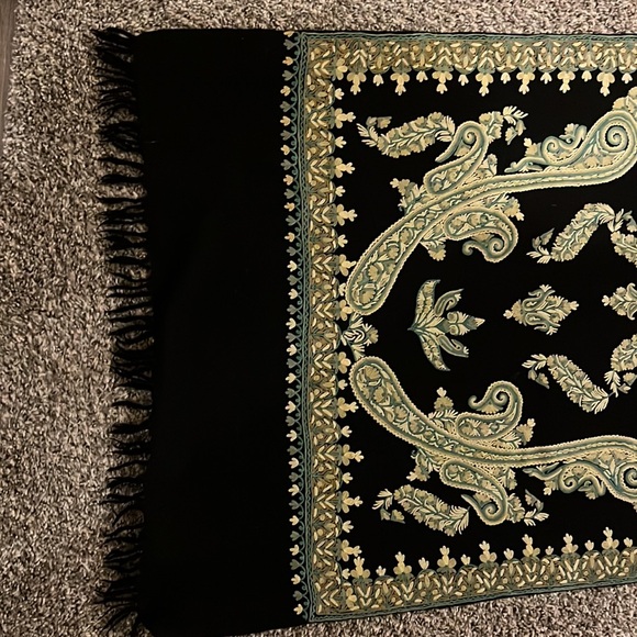 100% wool pashmina from Kashmir - Picture 3 of 5